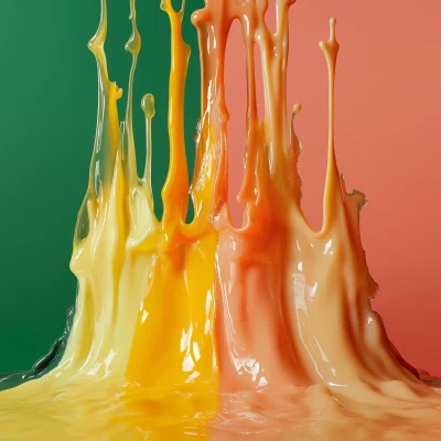 Colorful Wax Melting Display