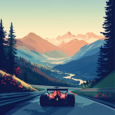 Belgium Grand Prix Poster