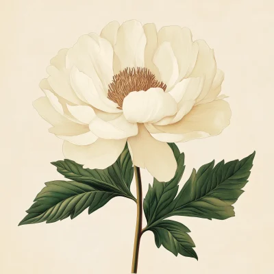 Vintage Flower Illustration