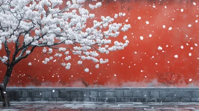 Winter Cherry Blossoms