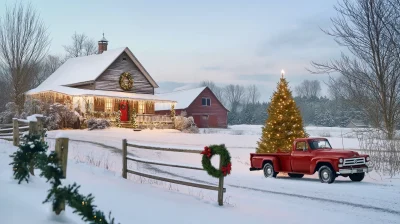 Christmas Farmhouse