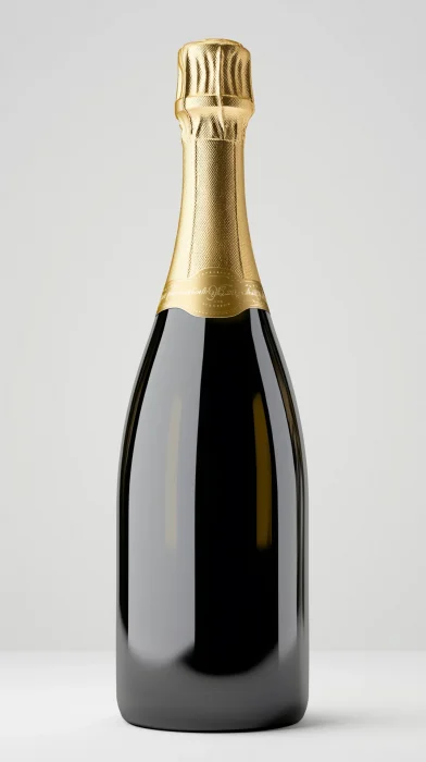 Isolated Magnum Bottle of Sparkling Wine