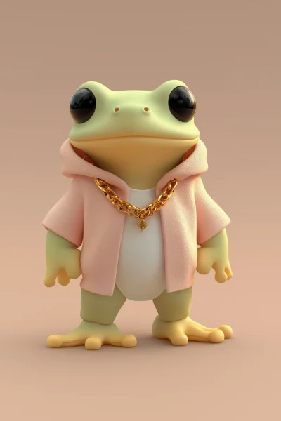 Chibi Frog Character