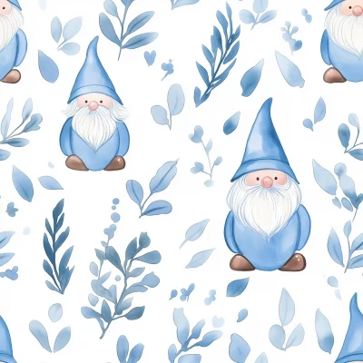 Festive Gnome Pattern