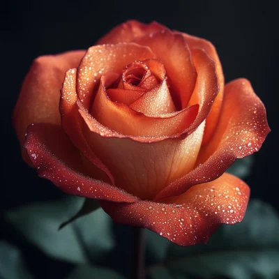 Macro Photo of a Rose