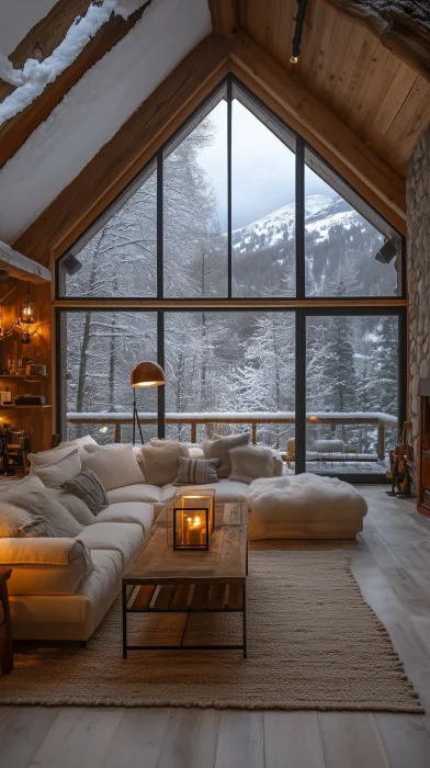 Cozy Winter Living Room