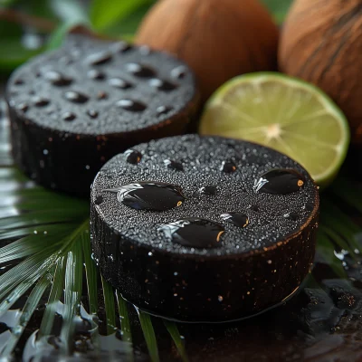 Hockey Pucks with Coconuts and Limes