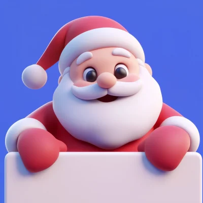 Happy Santa Claus Portrait