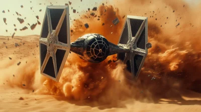 TIE Fighter Crash