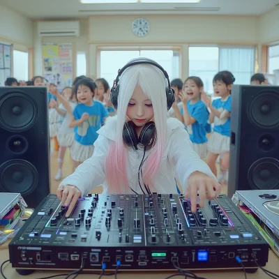 DJ in Nursery School