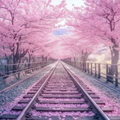 Cherry Blossom Railway