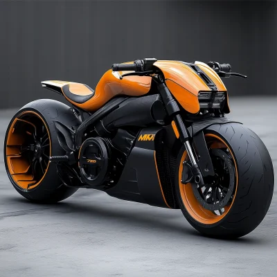 Futuristic Motorcycle Concept