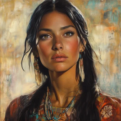 Beautiful Navajo Woman