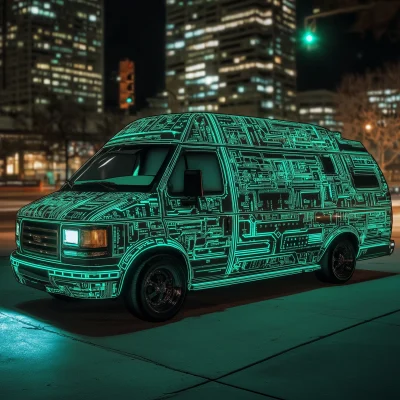 Cyberpunk Van