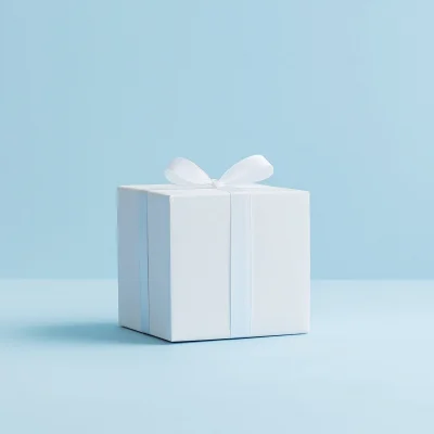 Elegant White Gift Box