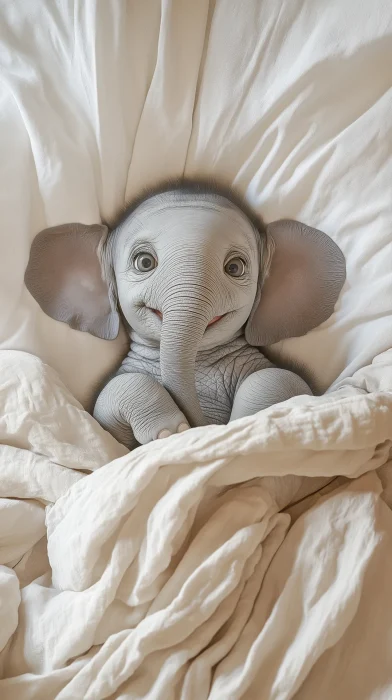 Cute Baby Elephant