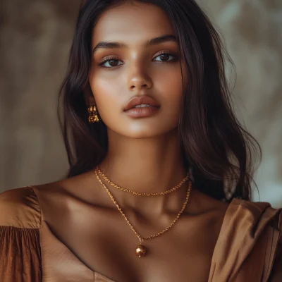 Elegant Indian Model