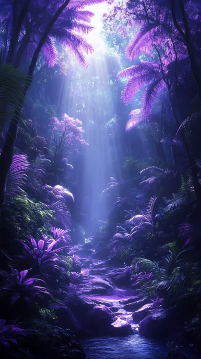 Alien Jungle Landscape