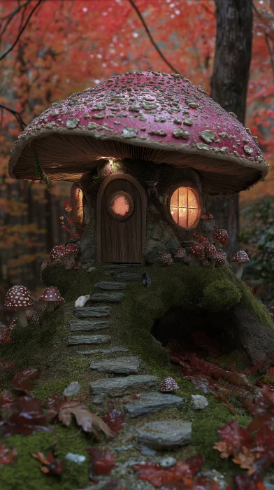 Mushroom Fairy House