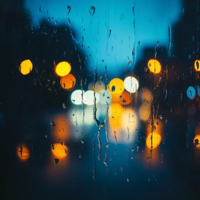 Rainy Night Reflection