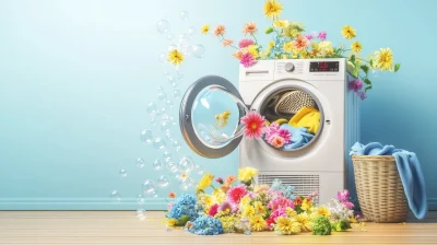 Whimsical Laundry Room