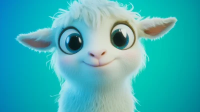 Cute Pixar Goat