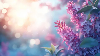 Spring Lilac Blossoms