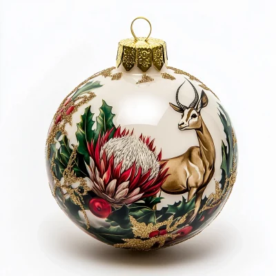 Ornate South African Christmas Ornament