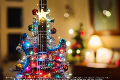 Christmas Guitar Tree