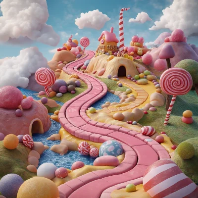 Winding Candy Road