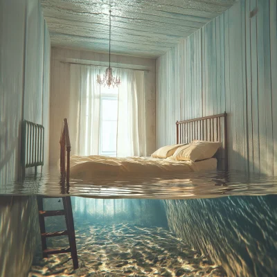 Underwater Vintage Room