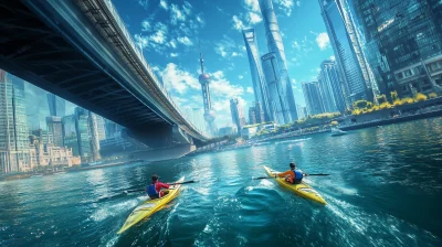 Racing on the River in Shanghai