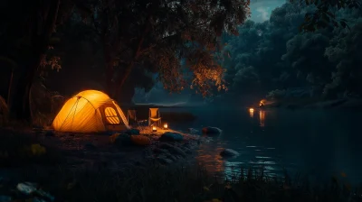 Cozy Campsite by the River