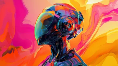 Colorful Humanoid Mech