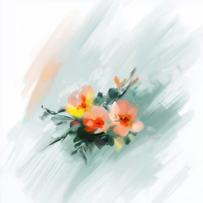 Simple Flower Painting