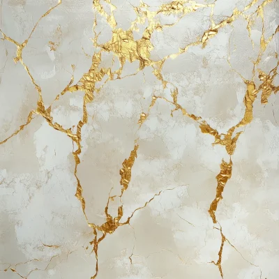 Elegant Gold Leaf Wall