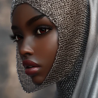 Stunning Woman in Hijab