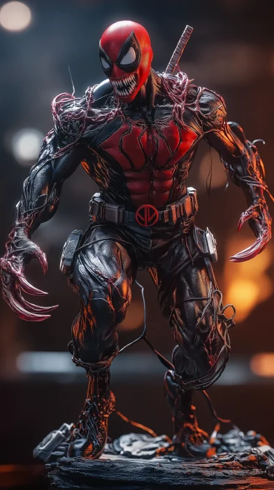 Deadpool vs Venom Battle