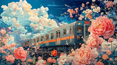 Dreamy Japanese Painting