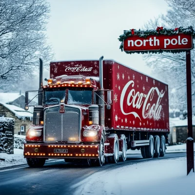 Christmas Coca Cola Lorry