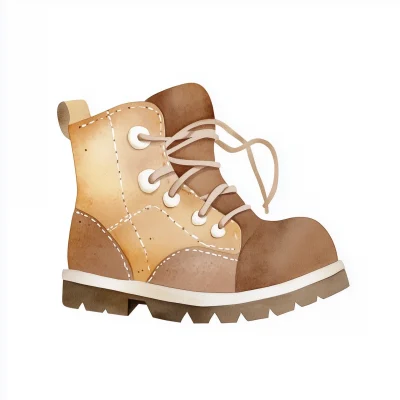 Cute Brown Camping Boots