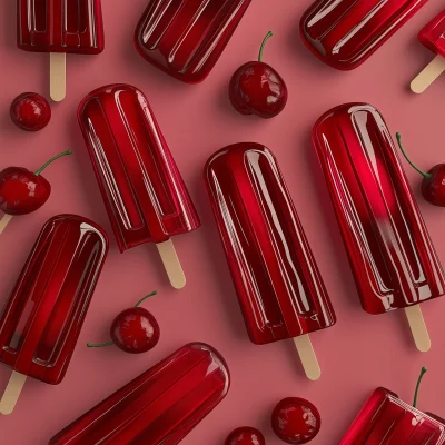 Photorealistic Christmas Popsicles