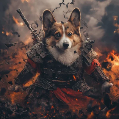 Corgi Warrior