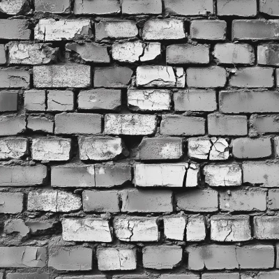 Damaged Brick Wall