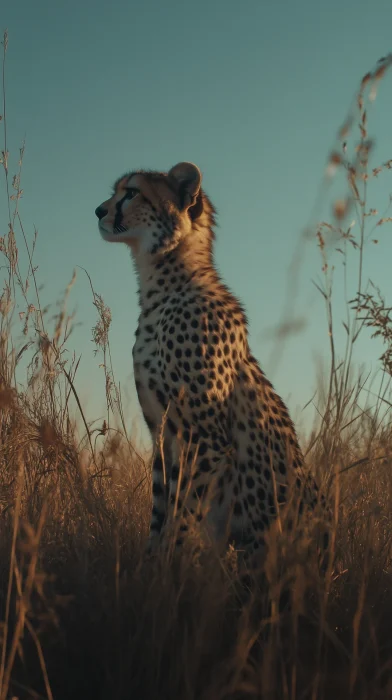 Cheetah Ready for Hunting