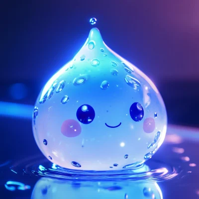 Water Droplet Character