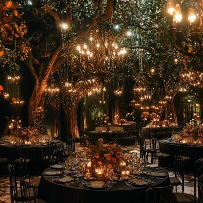 Enchanted Forest Wedding Setting