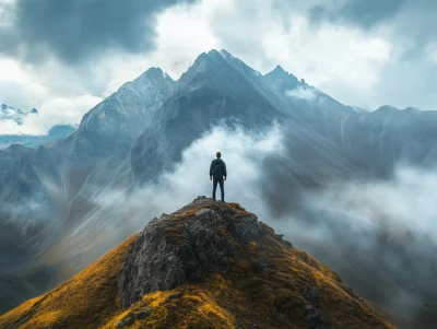 Mountain Summit Landscape