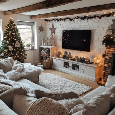 Cozy Christmas Living Room