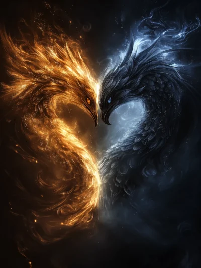 Phoenix and Dragon